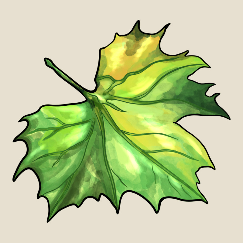 Green Leaf Urban Heavy Tee by BarkalooDesign | Teevron
