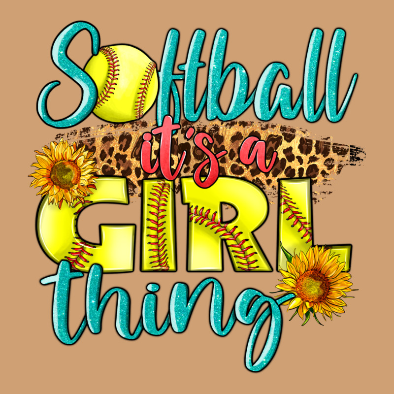 Softball It's A Girl Thing Vintage Tee by LillyAllenDesigns | Teevron