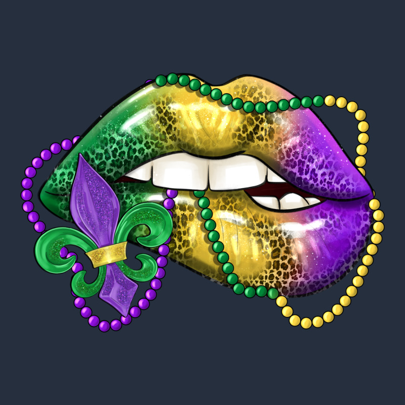 Mardi Gras Lips Zipper Hoodie by LillyAllenDesigns | Teevron