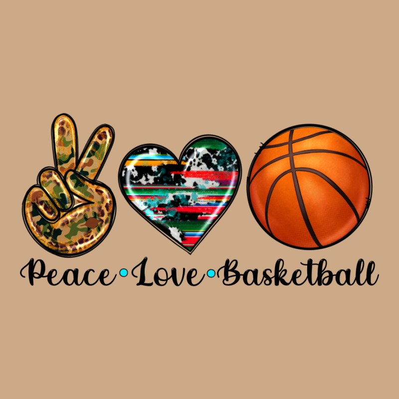 Peace Love Basketball Vintage Hoodie by Artiststas | Teevron