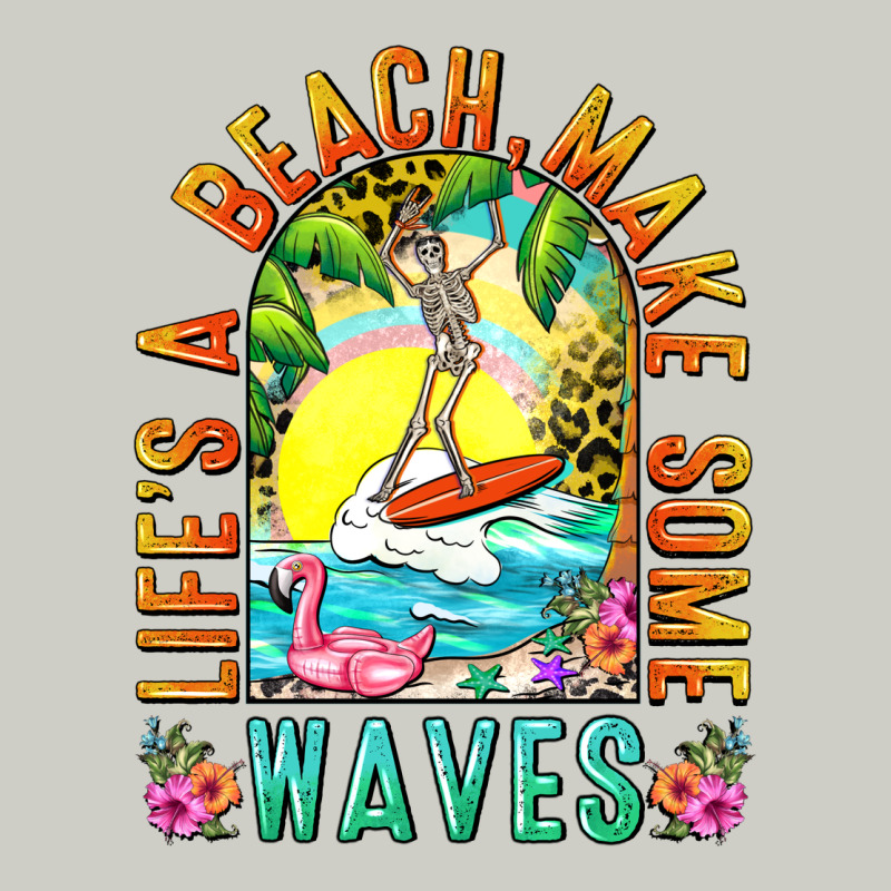 Life's A Beach Make Some Waves Heavyweight Hoodie by NancyCooperArtShop | Teevron