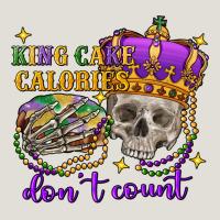 King Cake Calories Don't Count Skull Heavy Core Tee | Teevron