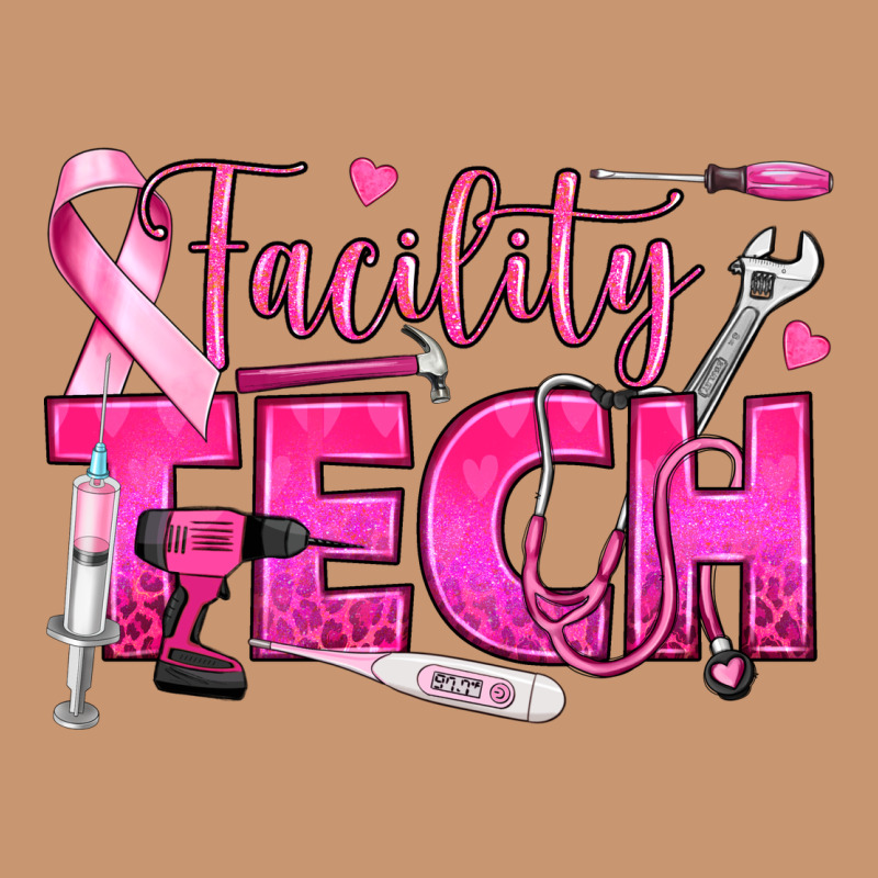 Breast Cancer Facility Tech Heavyweight Hoodie by texasbilliewilder | Teevron