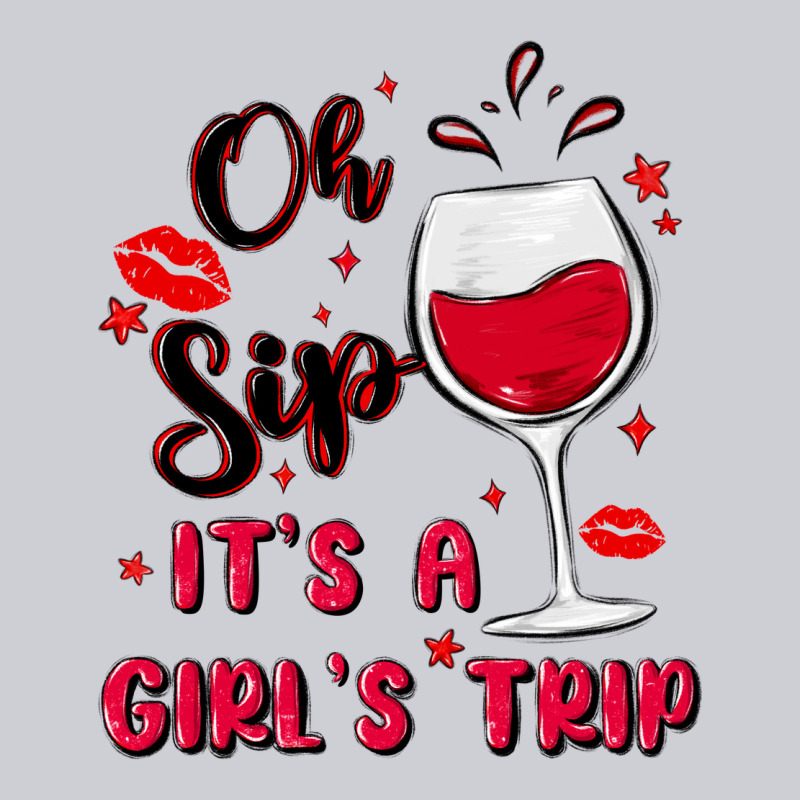 Oh Sip It's A Girl's Trip Heavyweight Sweatshirt by MaliasSmallBusiness | Teevron
