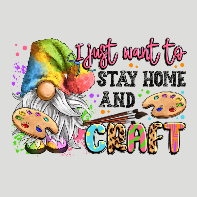 I Just Want To Stay Home And Craft Zipper Hoodie by LillyAllenDesigns | Teevron