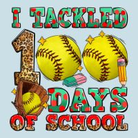 I Tackled 100 Days Of School Softball Ladies Tee | Teevron