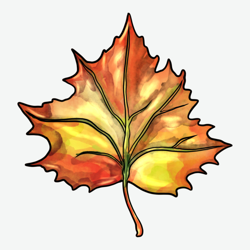 Withered Leaf Urban Heavy Tee by BarkalooDesign | Teevron