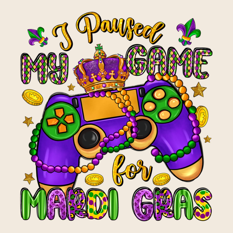 I Paused My Game For Mardi Gras Zipper Hoodie by LillyAllenDesigns | Teevron