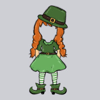 Leprechaun Girl Faceless Heavyweight Sweatshirt | Teevron