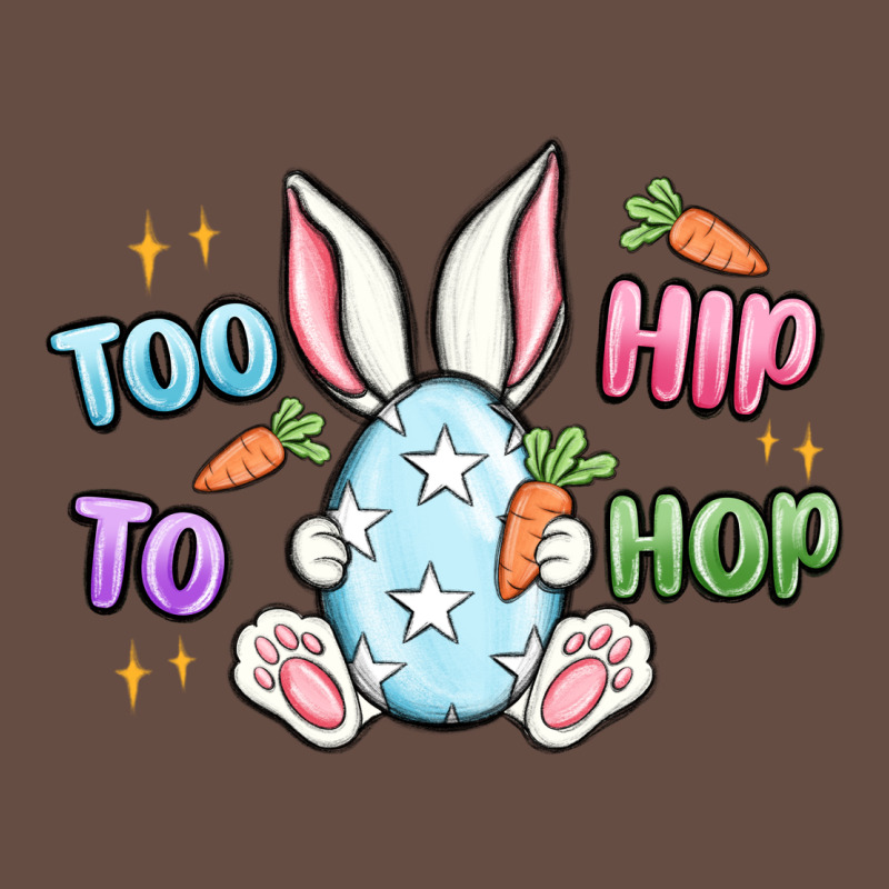 Too Hip To Hop Easter Long Sleeve Tee by MaliasSmallBusiness | Teevron