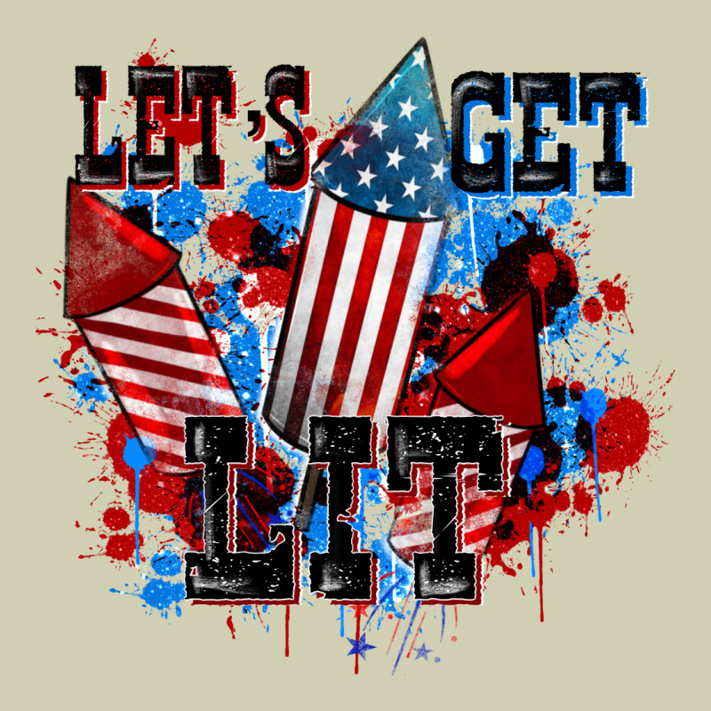 Let's Get Lit 4th Of July Heavy Core Tee by CowGirlArtShop | Teevron
