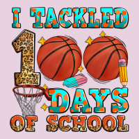 I Tackled 100 Days Of School Basketball Ladies Tee | Teevron