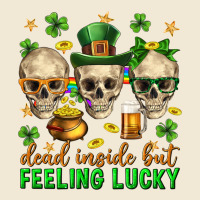 Dead Inside But Feeling Lucky St. Patricks Day Premium Tee | Teevron
