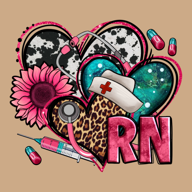 Rn Registered Nurse Hearts Vintage Hoodie by Jasminsmagicworld | Teevron
