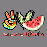 Peace Love Watermelon Heavyweight Hoodie | Teevron