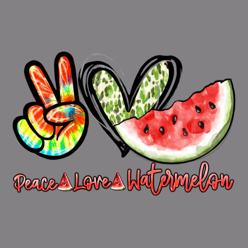 Peace Love Watermelon Heavyweight Hoodie by NancyCooperArtShop | Teevron