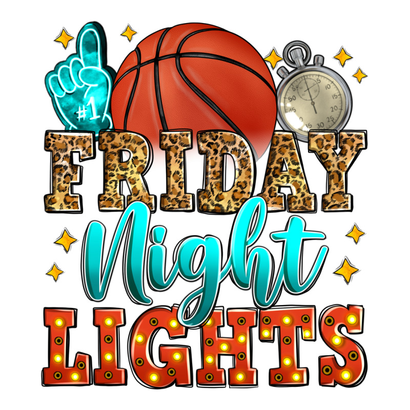 Friday Night Lights Basketball Ladies Tee by Zillion Design Studio | Teevron