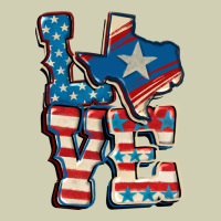 Love Texas  4th Of July Heavy Core Tee | Teevron