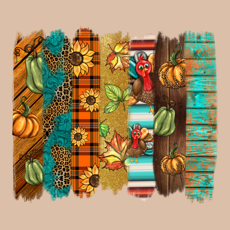 Thanksgiving Brushstroke Urban Heavy Tee by BarkalooDesign | Teevron