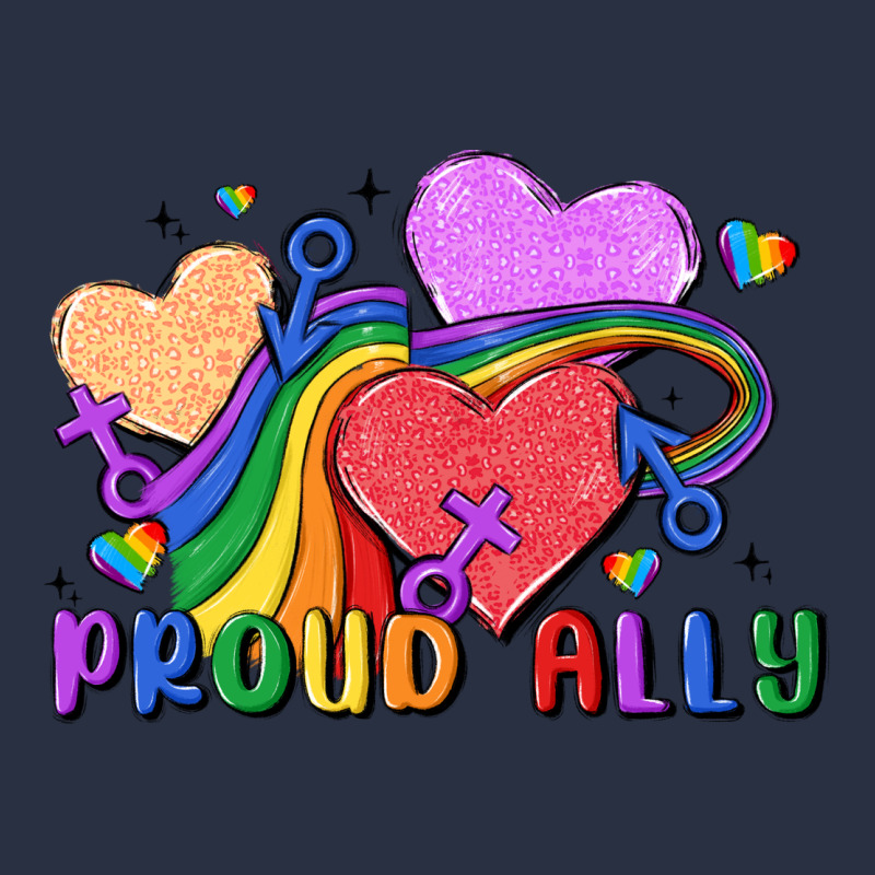 Proud Ally Heavyweight Sweatshirt by MaliasSmallBusiness | Teevron