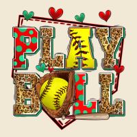 Play Ball Softball Ladies Tee | Teevron