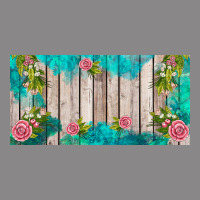 Western Floral  License Plate Template Vintage Tee | Teevron