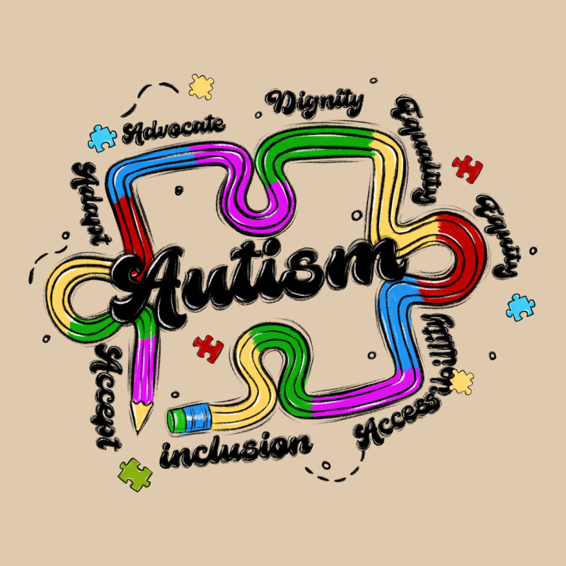 Autism Teacher Pencil Heavyweight Sweatshirt by MaliasSmallBusiness | Teevron