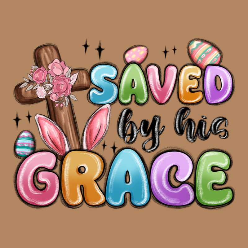 Saved By His Grace Long Sleeve Tee by MaliasSmallBusiness | Teevron