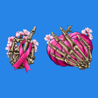 Breast Cancer Skeleton Hands Premium Hoodie | Teevron