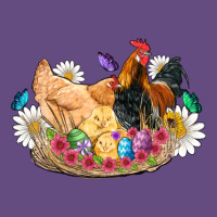 Easter Coop Animals Farm Chicken Chiks Rooster Flowers Butterfly Vintage Hoodie | Teevron