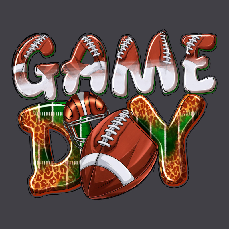 Game Day Leopard Football Heavyweight Hoodie by NancyCooperArtShop | Teevron