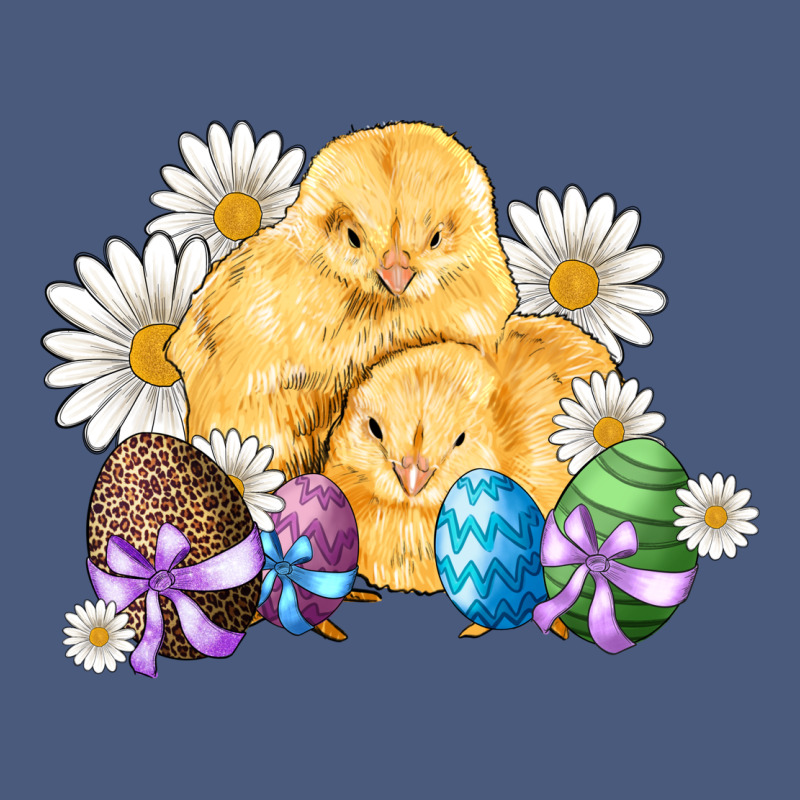 Chicks Eggs Daisy Easter Vintage Hoodie by Artiststas | Teevron