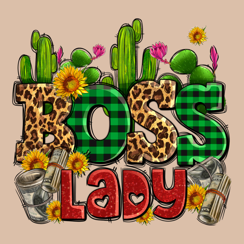 Boss Lady With Money And Cactus Urban Heavy Tee by AdoDesignShop | Teevron