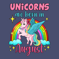 Unicorns Are Born In August Vintage Tee | Teevron