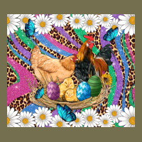 Easter Farm Chicken Chick Rooster Daisys Butterfly Sunflower Eggs Glit Vintage Hoodie | Teevron