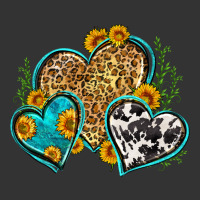 leopard cowhide hearts | Teevron