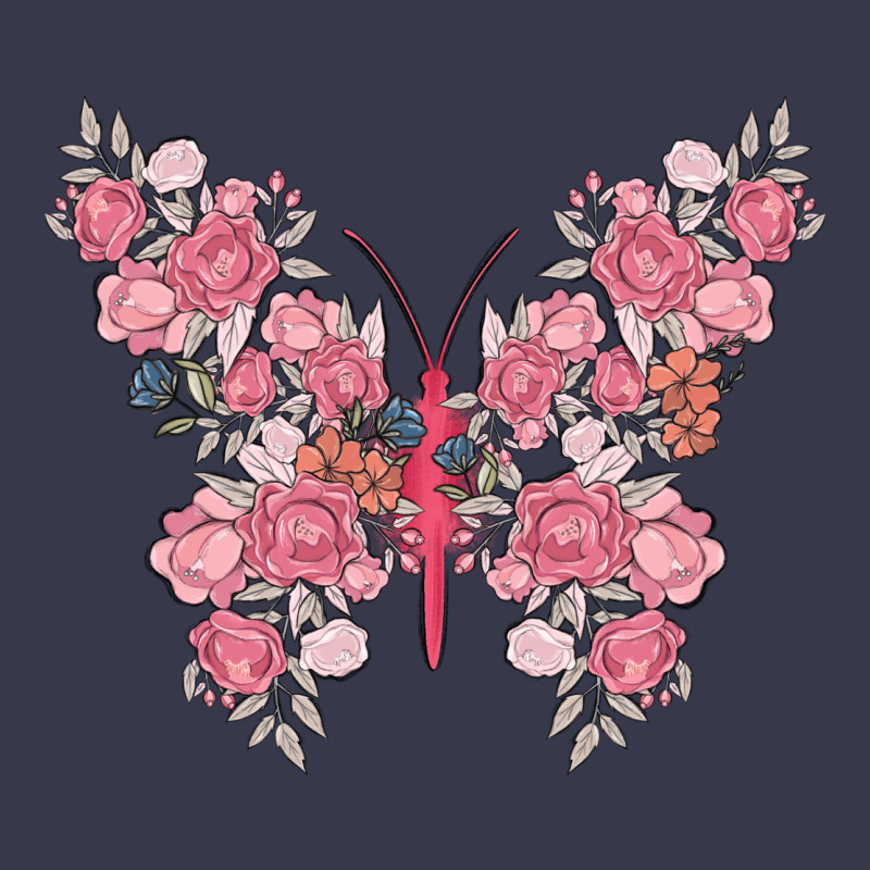 Floral Butterfly Long Sleeve Tee by MaliasSmallBusiness | Teevron