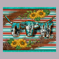 Western Cow Serape Leopard Sunflowers Mousepad Vintage Tee | Teevron