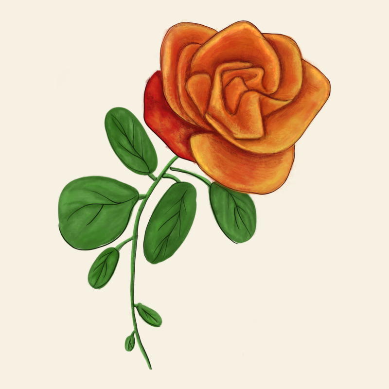 Burst Of Joy Rose Vintage Tee by LillyAllenDesigns | Teevron
