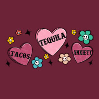 Tacos Tequila Anxiety Long Sleeve Tee | Teevron