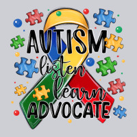 Autism Listen Learn Advocate Heavyweight Sweatshirt | Teevron