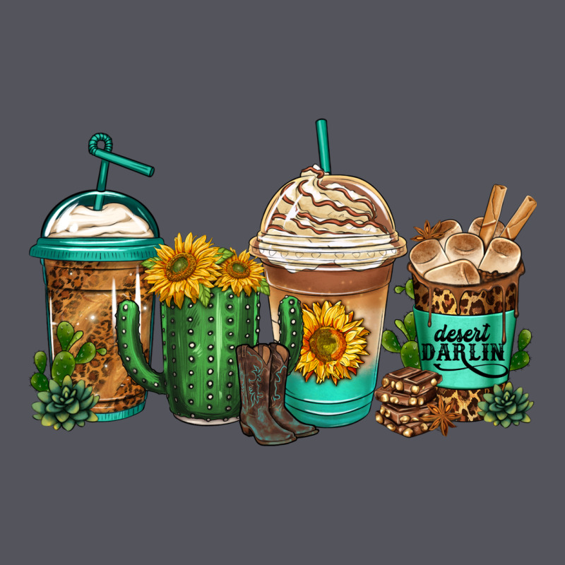 Desert Darlin Coffee Cups Vintage Hoodie by Jasminsmagicworld | Teevron