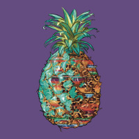 Pineapple Leopar Turquoise Serape Summer Vintage Hoodie | Teevron
