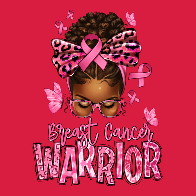 Brest Cancer Warrior Afro Messy Bun Premium Hoodie by texasbilliewilder | Teevron