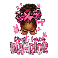 brest cancer warrior afro messy bun | Teevron