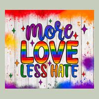 More Love Less Hate Tumbler Long Sleeve Tee | Teevron
