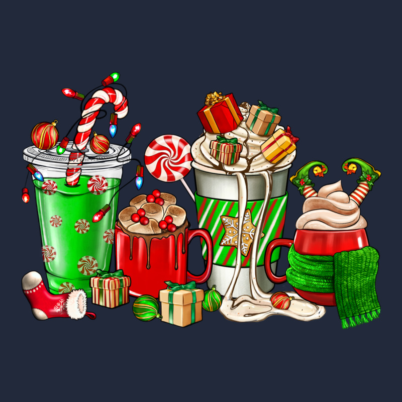 Christmas Coffee Cup Premium Sweatshirt by NancyCooperArtShop | Teevron