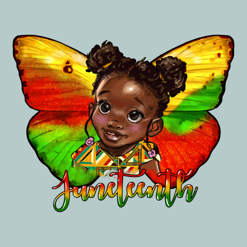 Juneteenth Butterfly Black Girl Heavy Core Tee by HRA Design Shop | Teevron