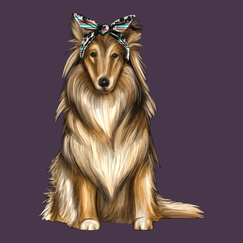 Collie With Bandanna Heavyweight Hoodie by texasbilliewilder | Teevron
