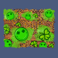 Shamrock Glitter Leopard And Wood Background Vintage Hoodie | Teevron
